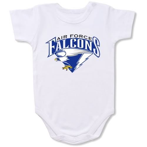 Air Force Falcons  Baby Bodysuit Creeper #01